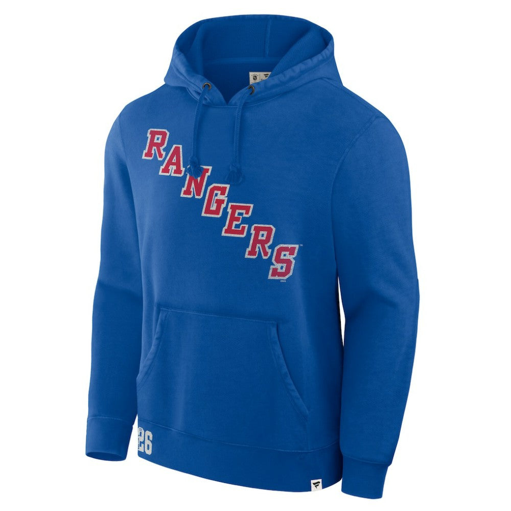 New York Rangers Fanatics Decades Collection Tradition Hoodie - Blue Hoodies
