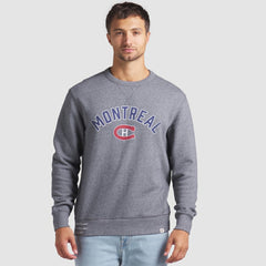 Montreal Canadiens Fanatics Decades Collection Legendary Fleece Pullover Sweatshirt - Heather Gray Sweatshirts