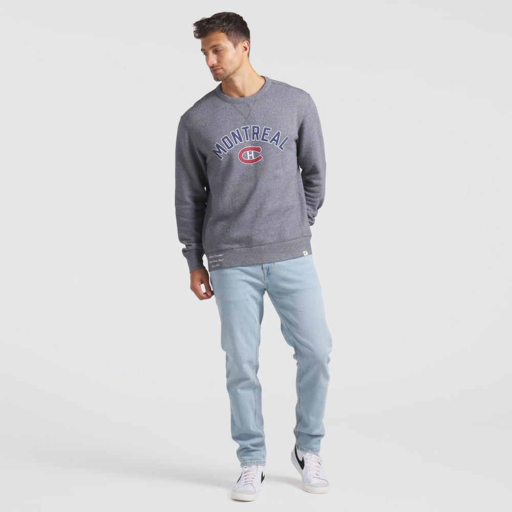 Montreal Canadiens Fanatics Decades Collection Legendary Fleece Pullover Sweatshirt - Heather Gray Sweatshirts