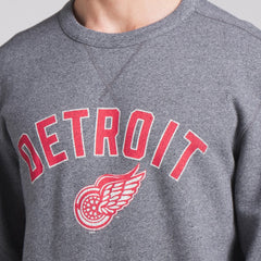 Detroit Red Wings Fanatics Decades Collection Legendary Fleece Pullover Sweatshirt - Heather Gray Sweatshirts