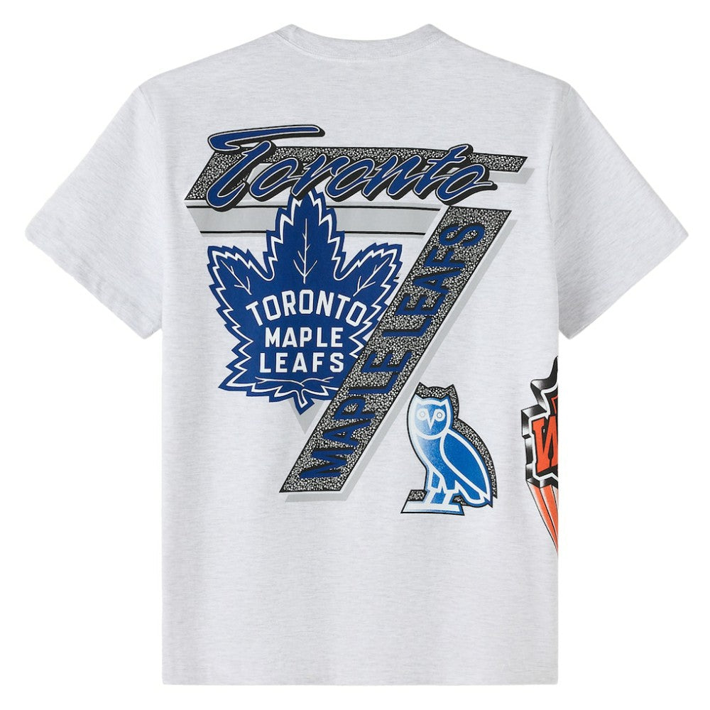 Toronto Maple Leafs OVO x NHL Retro T-Shirt - Heather Gray T-shirts