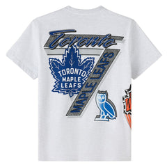 Toronto Maple Leafs OVO x NHL Retro T-Shirt - Heather Gray T-shirts