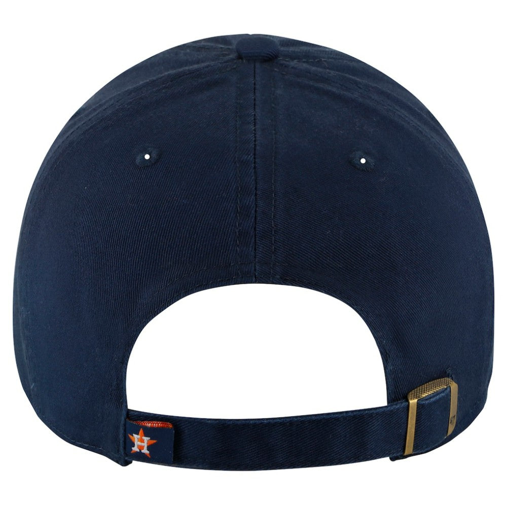 Houston Astros Clean Up Adjustable Hat Navy/Orange