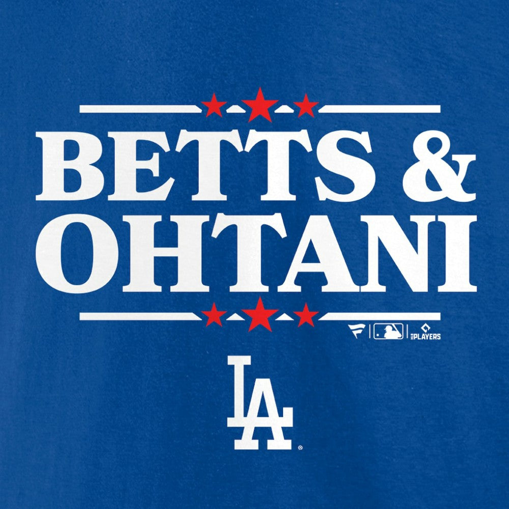Mookie Betts & Shohei Ohtani Los Angeles Dodgers Election Player T-Shirt Royal