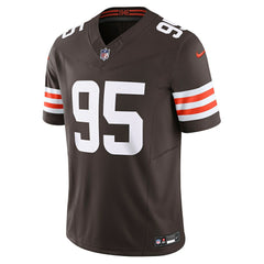 Myles Garrett Cleveland Browns Team Vapor F.U.S.E. Limited Jersey - Brown for sale