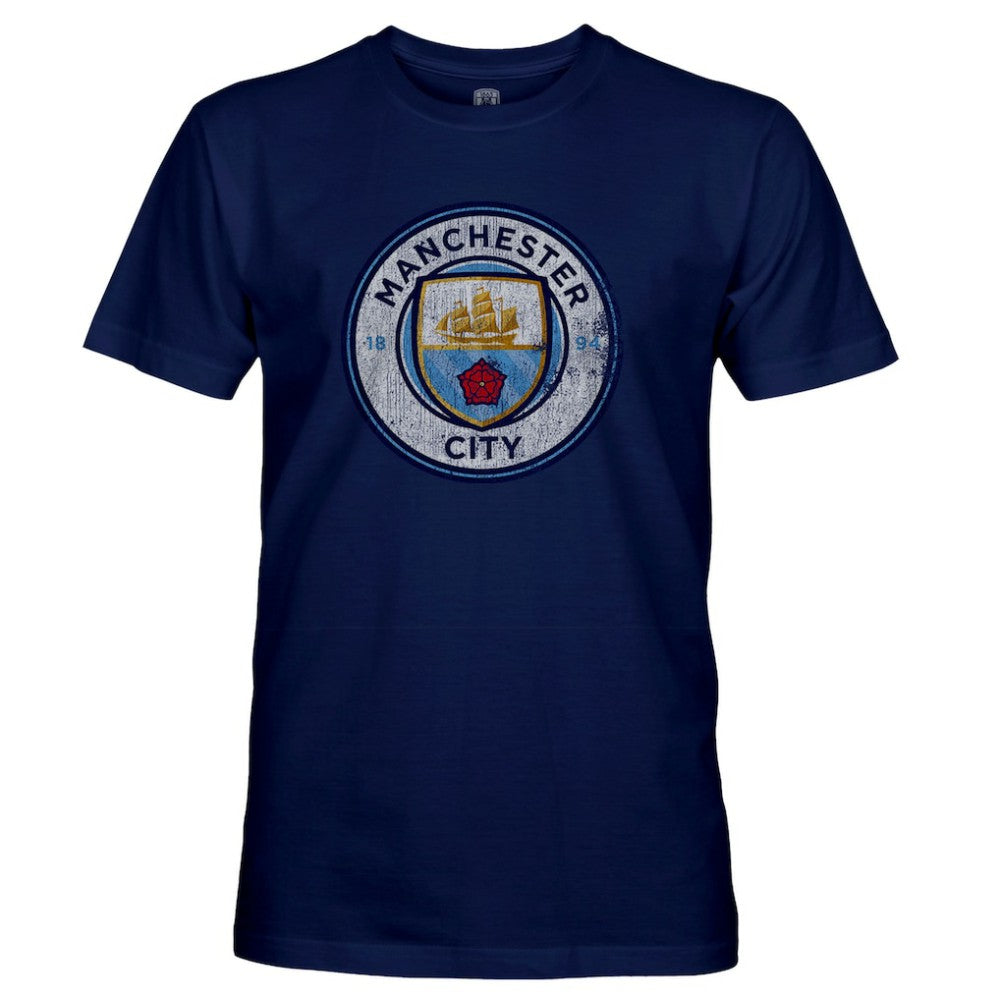 Manchester City 1863FC Badge T-Shirt - Navy outlet