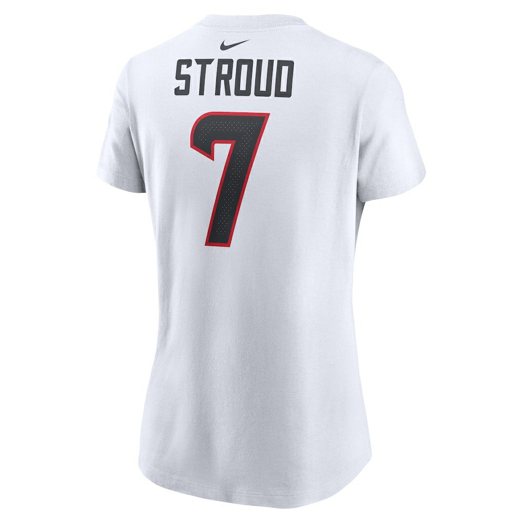 C.J. Stroud Houston Texans Women's Player Name & Number T-Shirt - White cheap