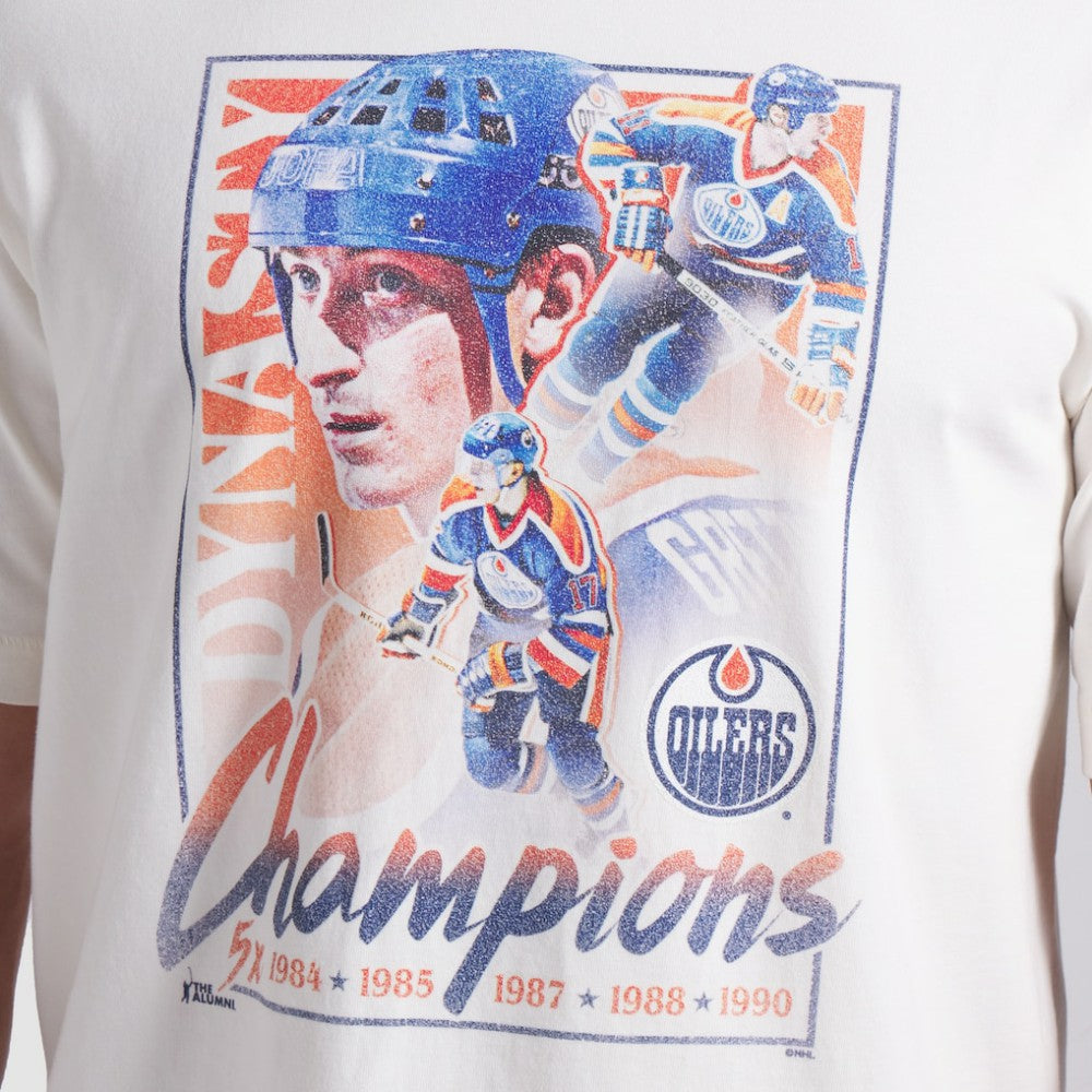 Edmonton Oilers Fanatics Decades Collection Timeless T-Shirt - White T-shirts