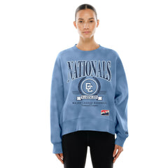 Washington Nationals Women's 2025 City Connect Pullover Sweatshirt Blue