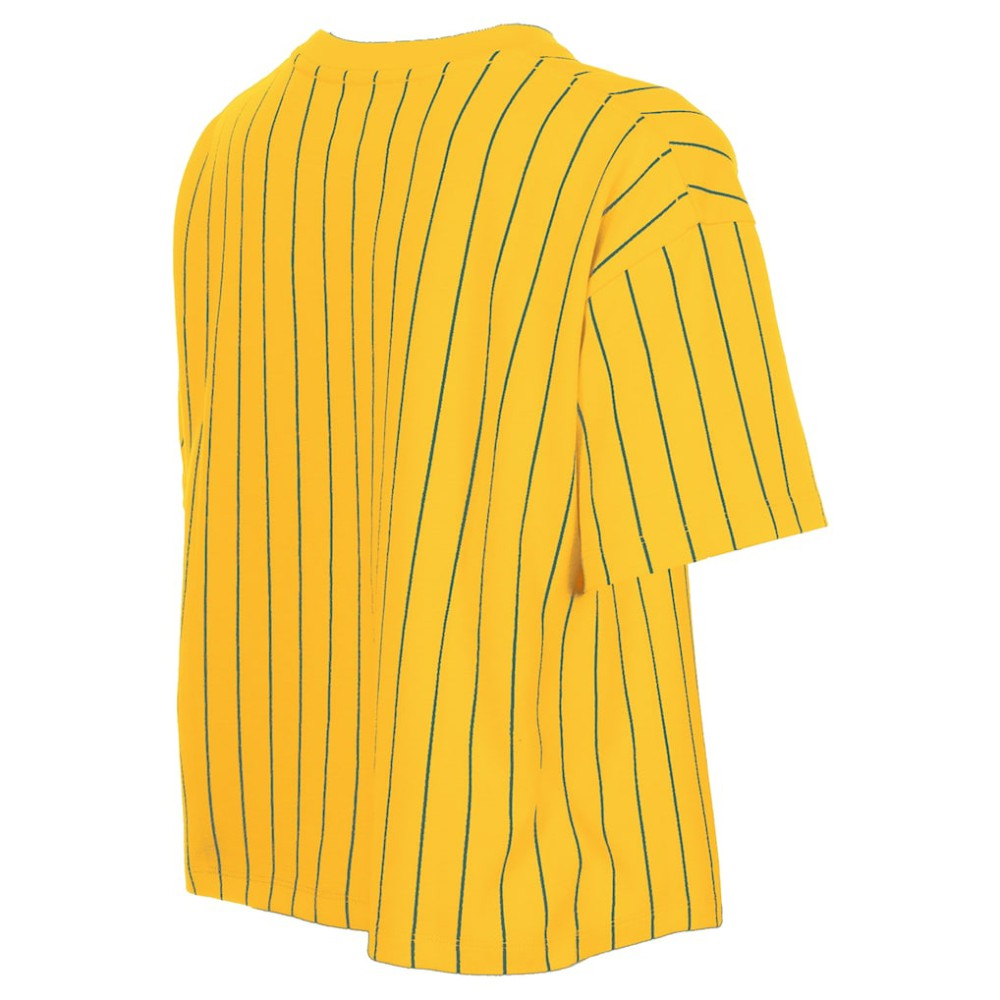 Boston Red Sox Women's 2025 City Connect Pinstripe T-Shirt Yellow