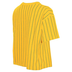 Boston Red Sox Women's 2025 City Connect Pinstripe T-Shirt Yellow