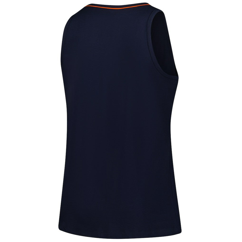 Chicago Bears Logo Athletic Women's Plus Size Stellar Win V-Neck Tank Top - Navy cheap