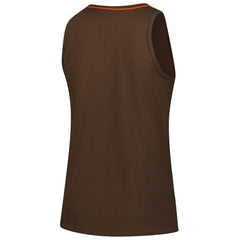 Cleveland Browns Logo Athletic Women's Plus Size Stellar Win V-Neck Tank Top - Brown cheap