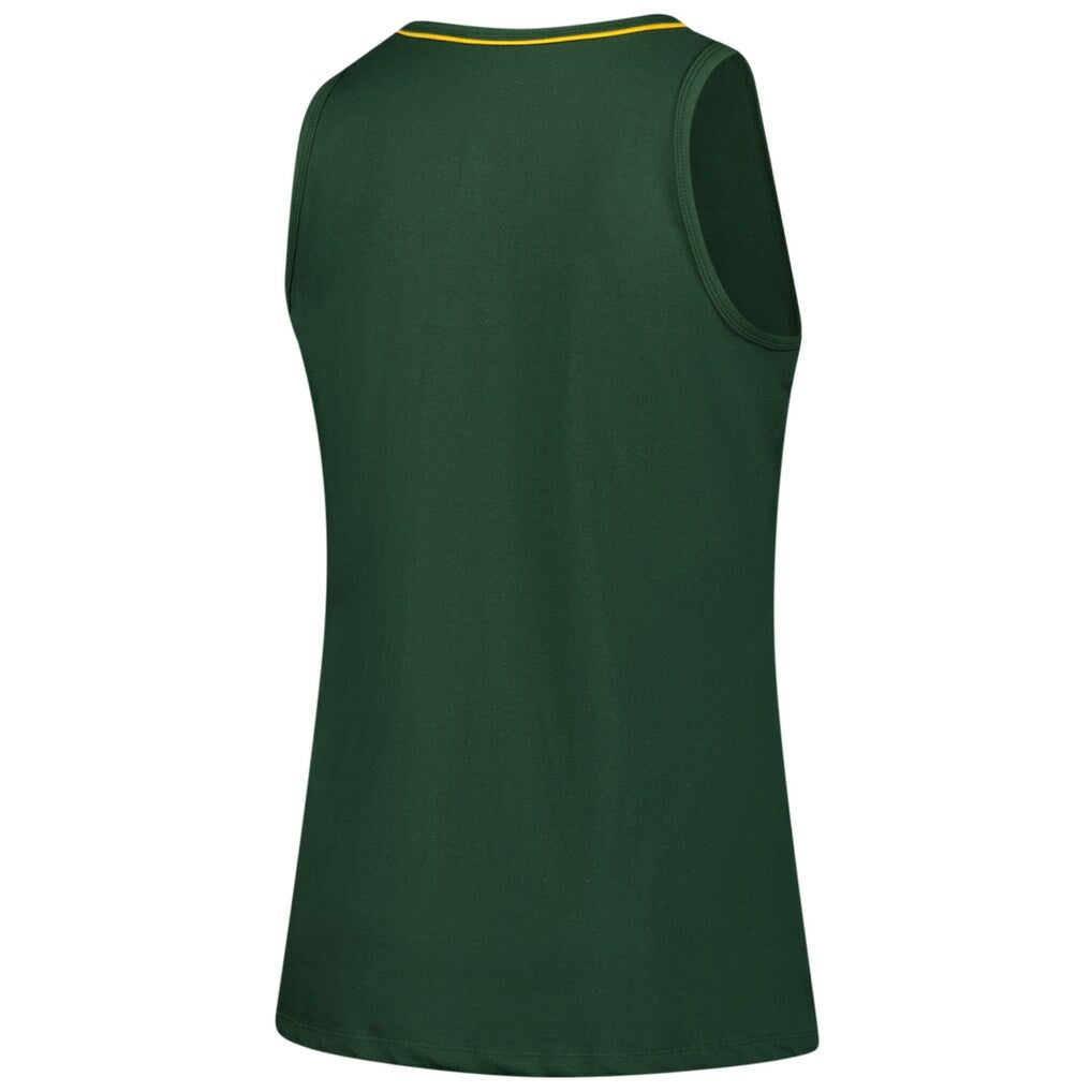 Green Bay Packers Logo Athletic Women's Plus Size Stellar Win V-Neck Tank Top - Green online