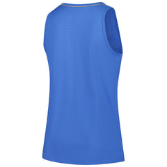 Detroit Lions Logo Athletic Women's Plus Size Stellar Win V-Neck Tank Top - Blue cheap