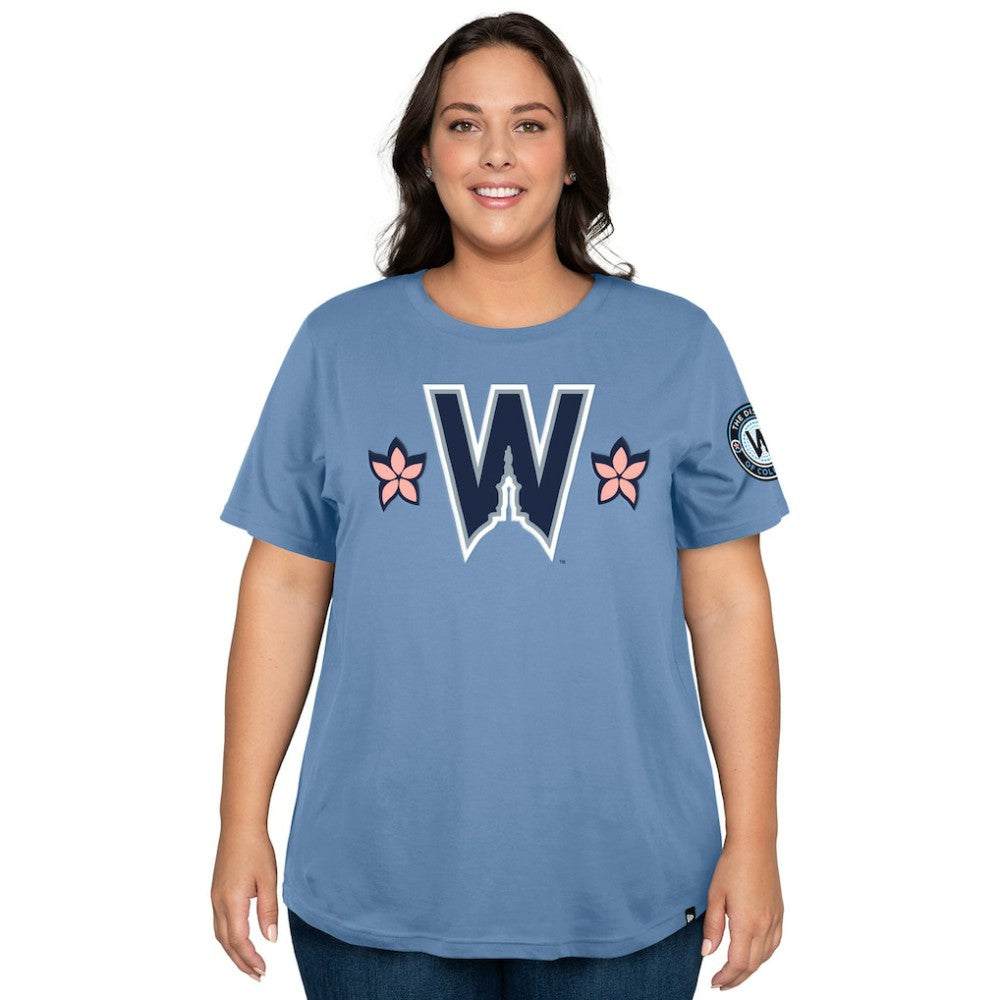 Washington Nationals Women's 2025 City Connect Plus Size T-Shirt Powder Blue
