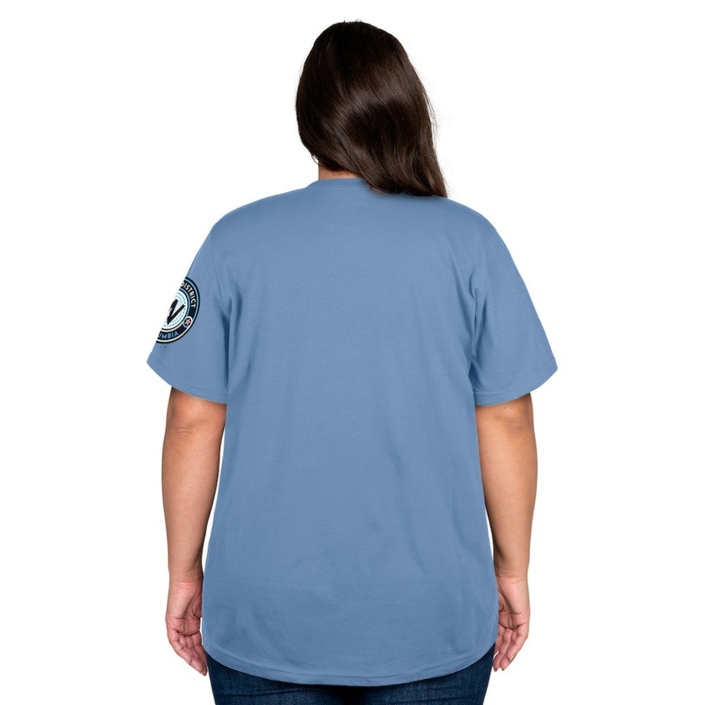 Washington Nationals Women's 2025 City Connect Plus Size T-Shirt Powder Blue