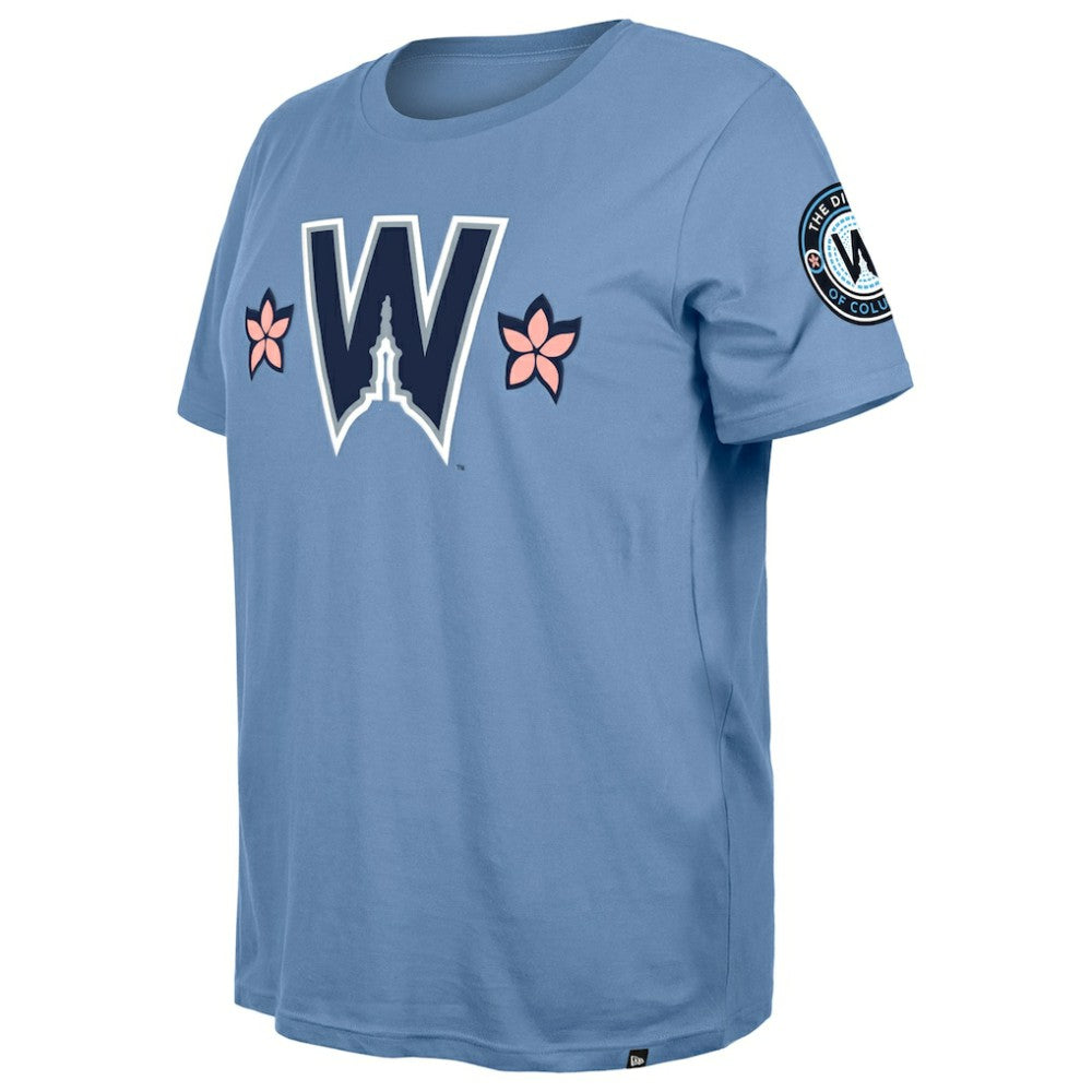 Washington Nationals Women's 2025 City Connect Plus Size T-Shirt Powder Blue