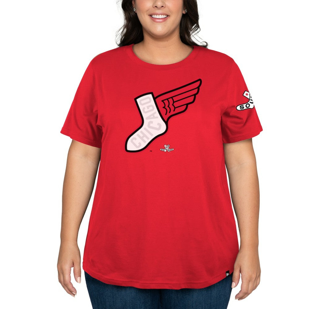 Chicago White Sox Women's 2025 City Connect Plus Size T-Shirt Black