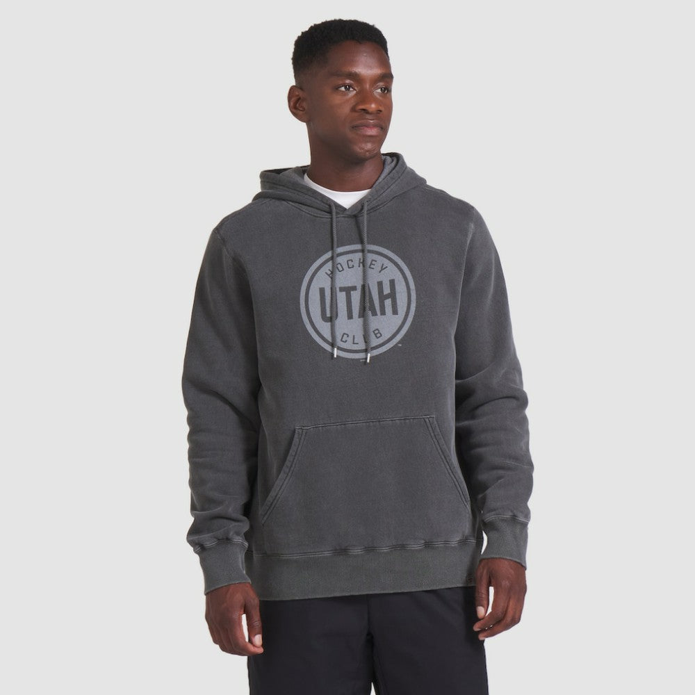 Utah Mammoth Fanatics Redwood Dark Pullover Hoodie - Black Hoodies