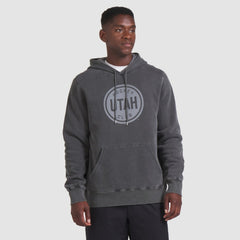 Utah Mammoth Fanatics Redwood Dark Pullover Hoodie - Black Hoodies