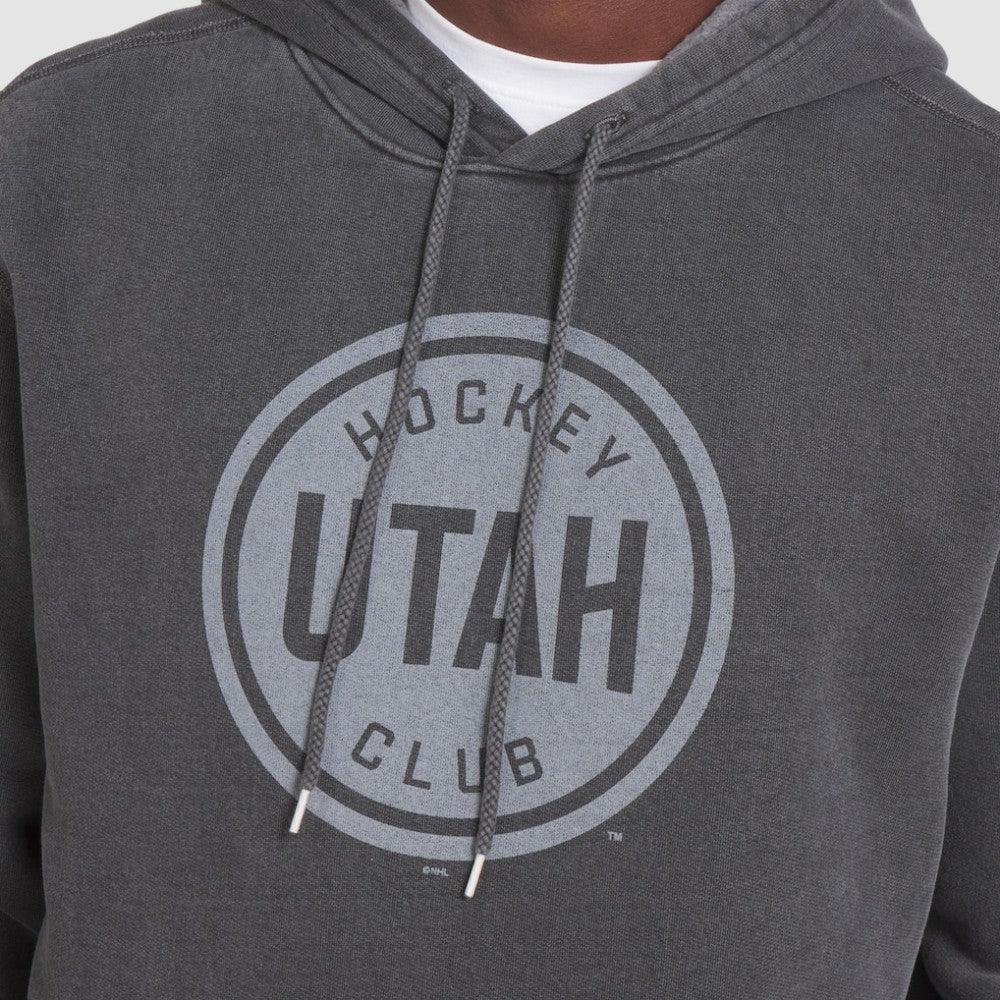 Utah Mammoth Fanatics Redwood Dark Pullover Hoodie - Black Hoodies