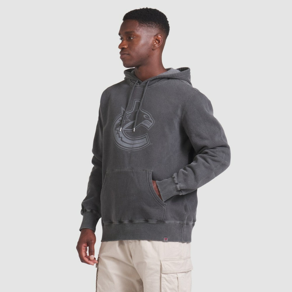 Vancouver Canucks Fanatics Made in Canada Pullover Hoodie - Black Hoodies
