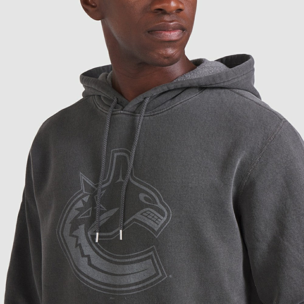 Vancouver Canucks Fanatics Made in Canada Pullover Hoodie - Black Hoodies