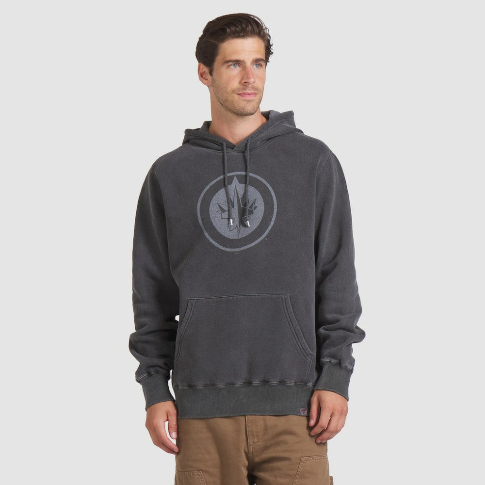 Winnipeg Jets Fanatics Made in Canada Pullover Hoodie - Black Hoodies