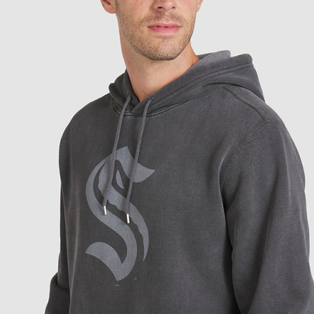 Seattle Kraken Fanatics Made in Canada Pullover Hoodie - Black Hoodies