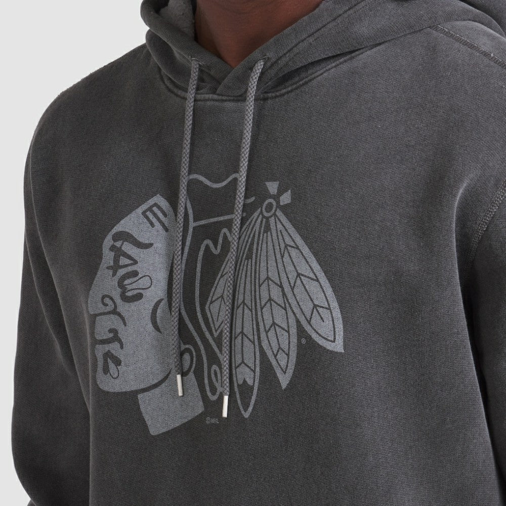 Chicago Blackhawks Fanatics Made in Canada Pullover Hoodie - Black Hoodies