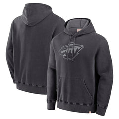 Minnesota Wild Fanatics Made in Canada Pullover Hoodie - Black Hoodies