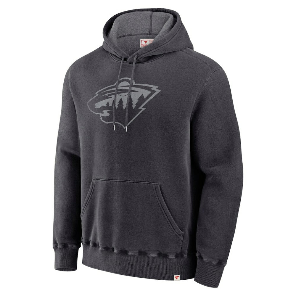 Minnesota Wild Fanatics Made in Canada Pullover Hoodie - Black Hoodies