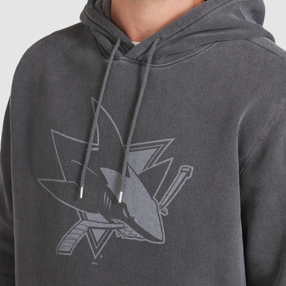 San Jose Sharks Fanatics Made in Canada Pullover Hoodie - Black Hoodies