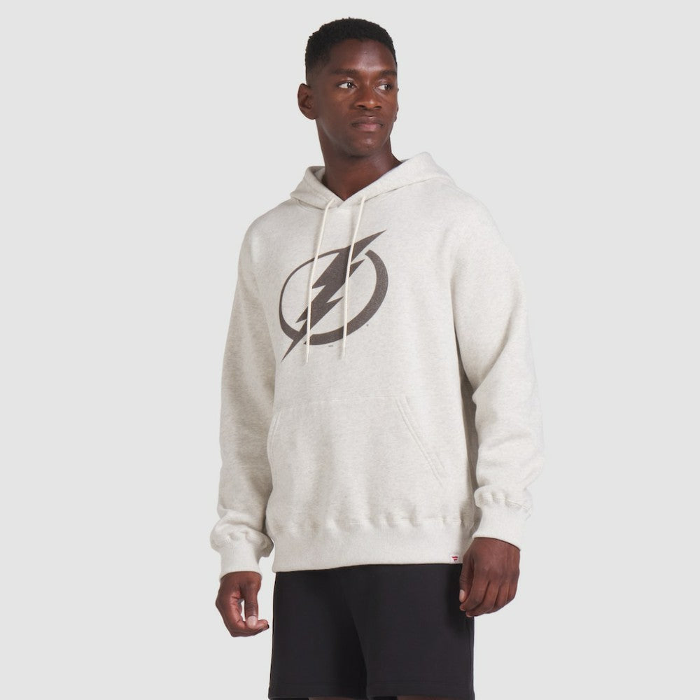 Tampa Bay Lightning Fanatics Made in Canada Pullover Hoodie - Cream Hoodies