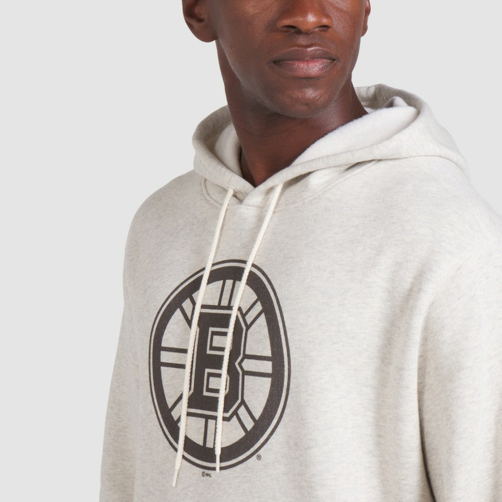 Boston Bruins Fanatics Made in Canada Pullover Hoodie - Cream Hoodies