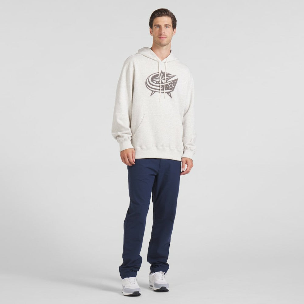 Columbus Blue Jackets Fanatics Made in Canada Pullover Hoodie - Cream Hoodies