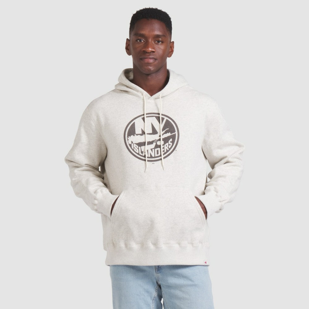 New York Islanders Fanatics Made in Canada Pullover Hoodie - Cream Hoodies