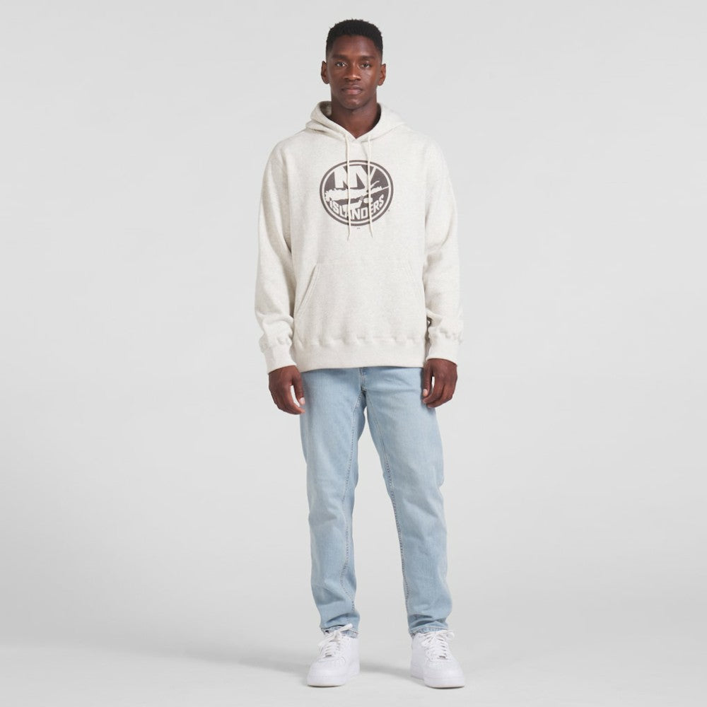 New York Islanders Fanatics Made in Canada Pullover Hoodie - Cream Hoodies