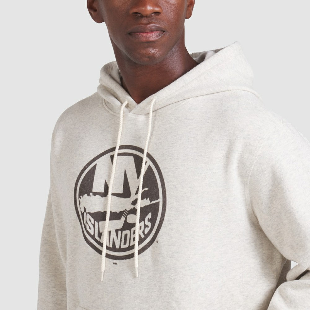 New York Islanders Fanatics Made in Canada Pullover Hoodie - Cream Hoodies