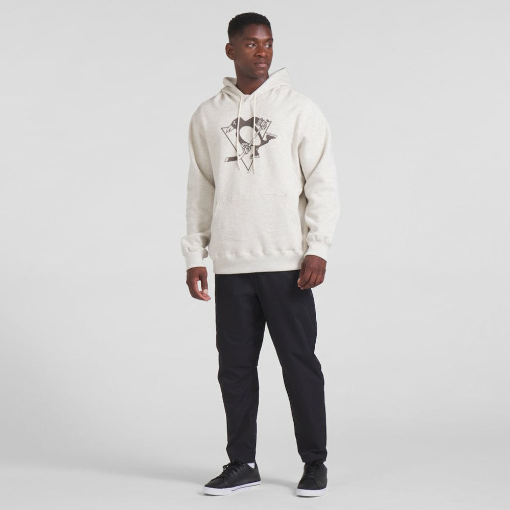 Pittsburgh Penguins Fanatics Made in Canada Pullover Hoodie - Cream Hoodies