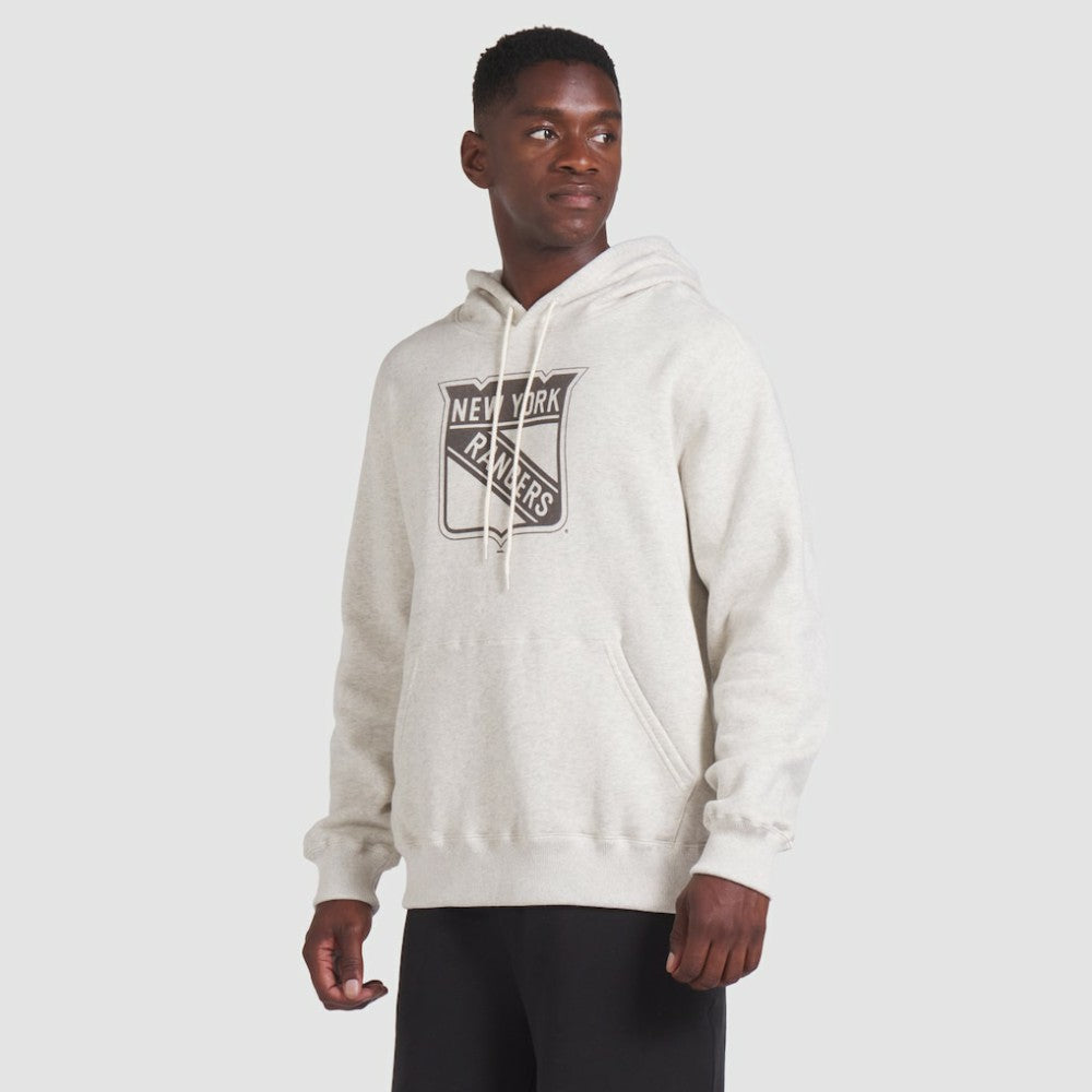 New York Rangers Fanatics Made in Canada Pullover Hoodie - Cream Hoodies