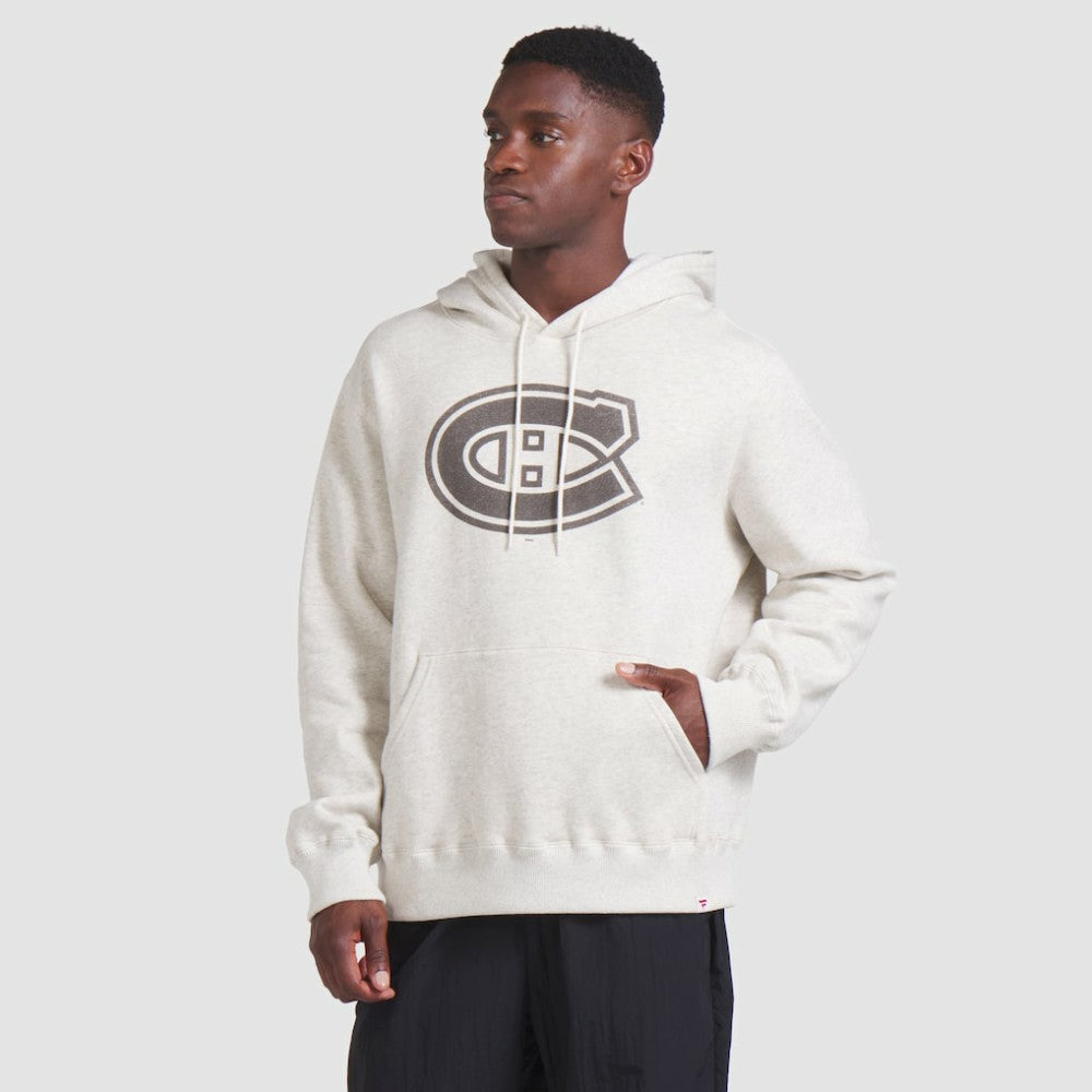 Montreal Canadiens Fanatics Made in Canada Pullover Hoodie - Cream Hoodies
