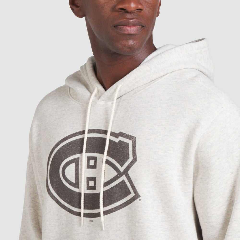 Montreal Canadiens Fanatics Made in Canada Pullover Hoodie - Cream Hoodies