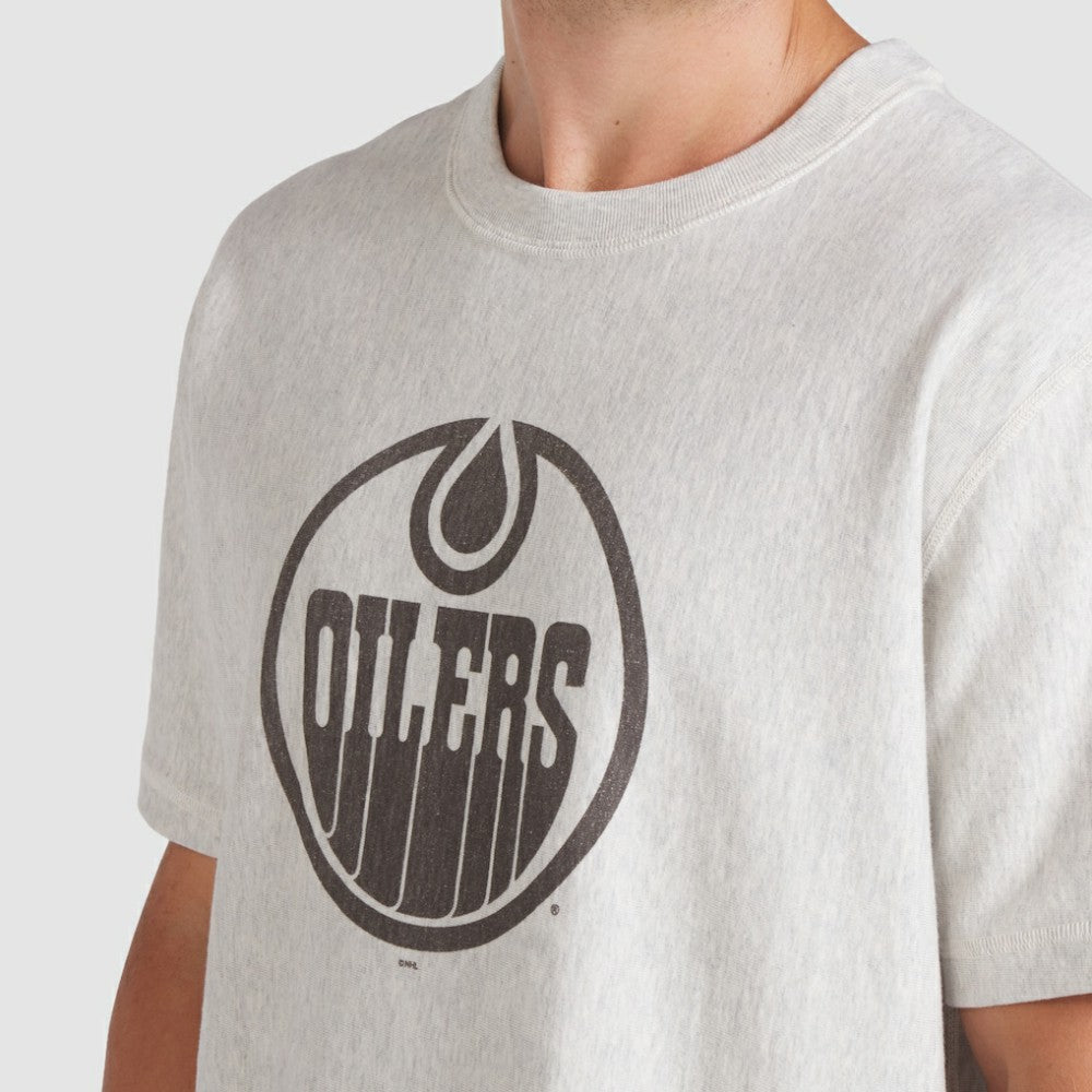 Edmonton Oilers Fanatics Made in Canada T-Shirt - Cream T-shirts