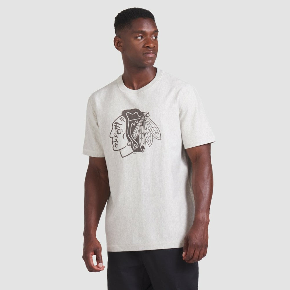Chicago Blackhawks Fanatics Made in Canada T-Shirt - Cream T-shirts