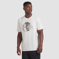 Chicago Blackhawks Fanatics Made in Canada T-Shirt - Cream T-shirts
