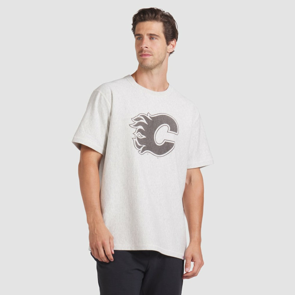 Calgary Flames Fanatics Made in Canada T-Shirt - Cream T-shirts