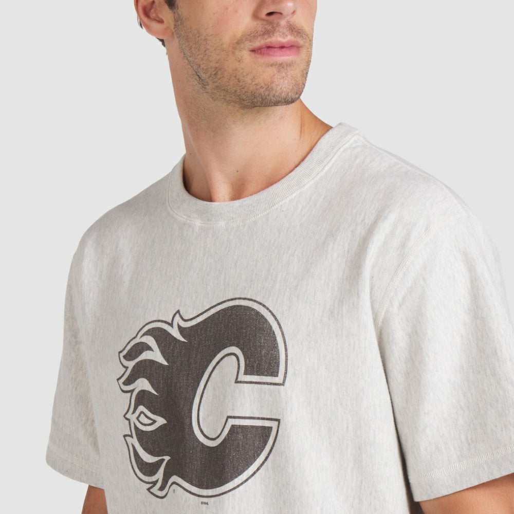 Calgary Flames Fanatics Made in Canada T-Shirt - Cream T-shirts