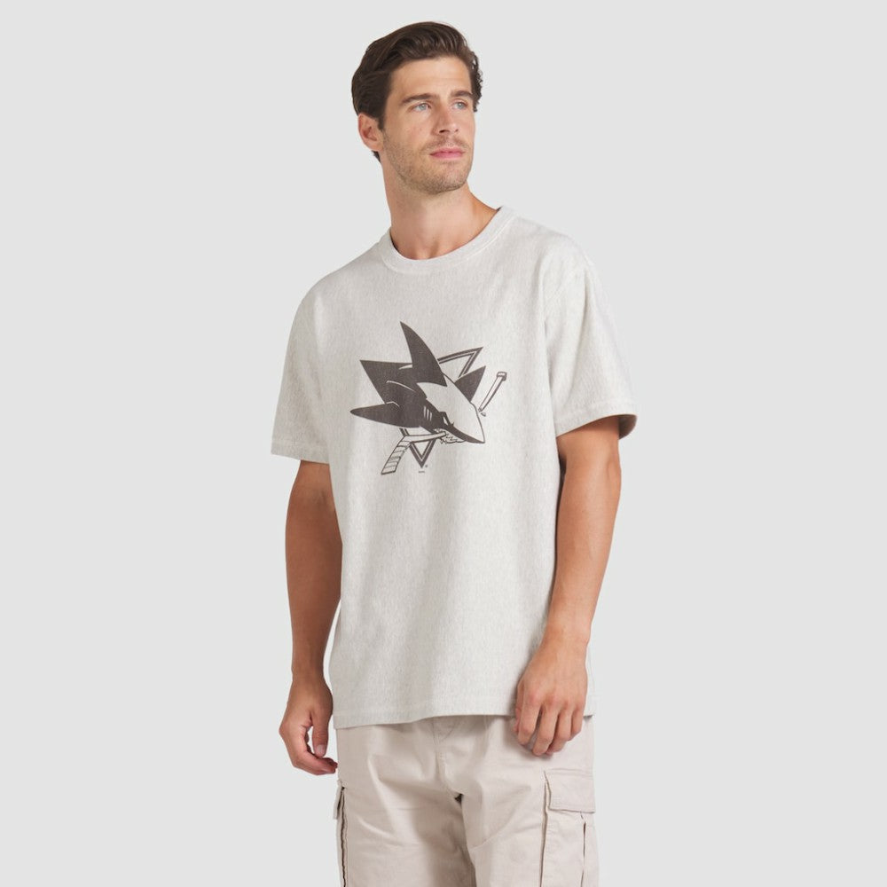 San Jose Sharks Fanatics Made in Canada T-Shirt - Cream T-shirts